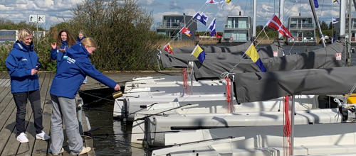 Anne Thimsen, Bork Havn Efterskole og elever