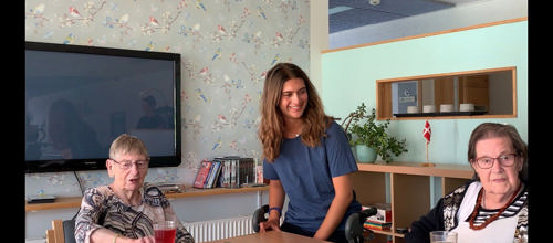 Meta Overgaard Pedersen (tv), Andrea Toksvig Christiansen og Astrid Nielsen (th) har alle givet tilladelse til, at vi bruger fotoet.