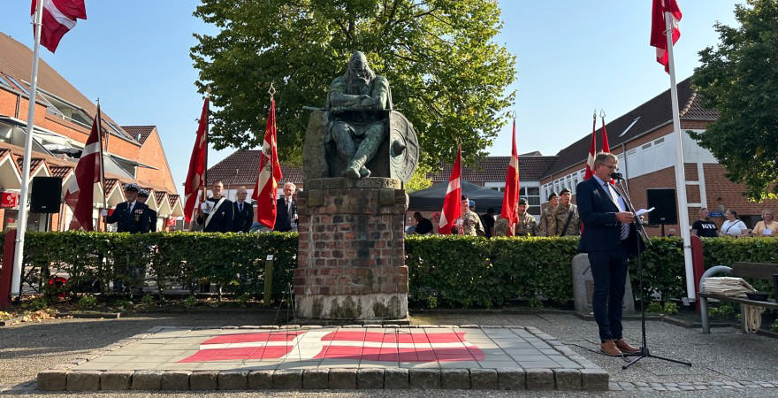 Flaget hejses for veteraner i Ringkøbing-Skjern Kommune