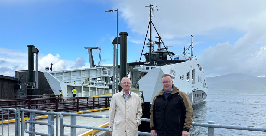 Henrik Westerby og Torben Lindberg Strømgaard (Hvide Sande Havn)