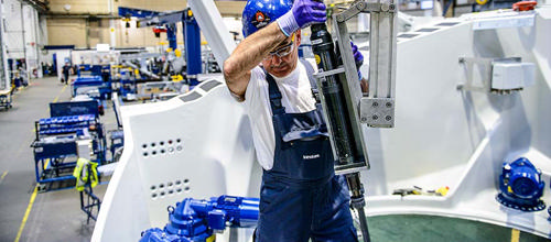 Ringkøbing-Skjern Kommune har allerede flere tyske borgere, som her Thomas Merker, der bor i No og arbejder i Vestas