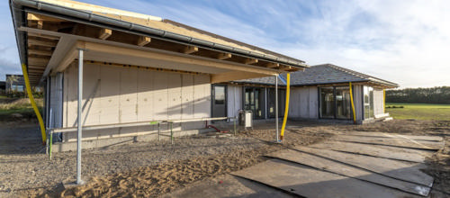 Nybyggeri af parcelhus med carport