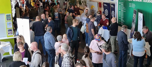 Foto fra seneste INFOTAG i Ringkøbing-Skjern Kulturcenter april 2024 (Arkivfoto: flytmodvest.dk)