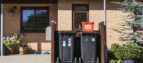 Den 3. oktober begynder uddelingen af nye affaldsbeholdere