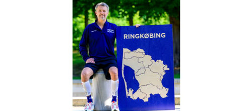 Billede af Kong Frederik som præsenterer Ringkøbing som værtsby i 2026