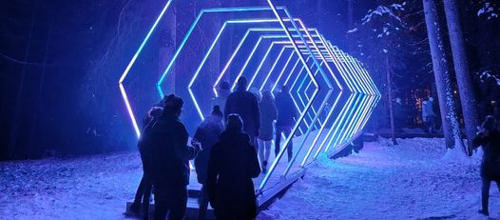 Foto fra Vinterlysfestivalen