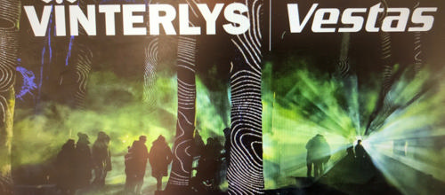 Foto: Paul Erik Fabricius. Lyskunst af Stefano Di Buduo