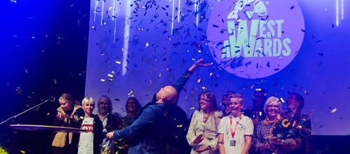 Foto fra Facebooksiden WestAwards, prisvindere sep 2021