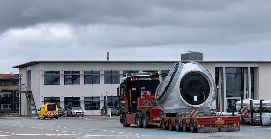 Vestas-nacelle i Ringkøbing