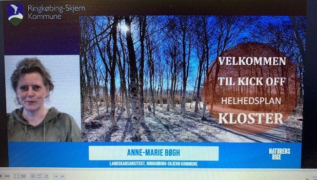 screenshot fra borgermøde. Anne-Marie Bøgh, Plan- og Vejanlæg