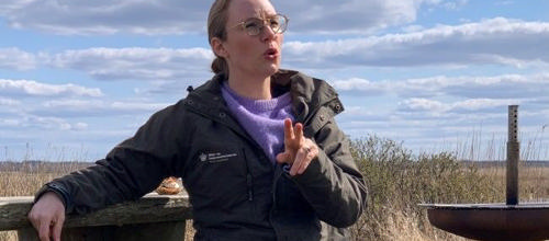 Foto: Merete Jensen. Miljøminister Lea Wermelin 16.4.2021