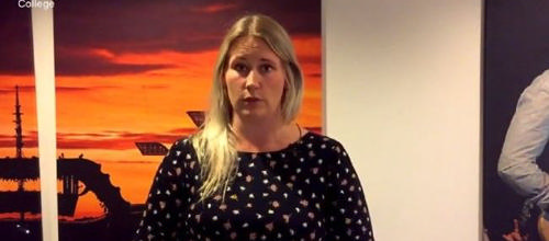 screen shot fra VIA University's website. Camilla Bruun Højhus (RKSK) har samtykket.