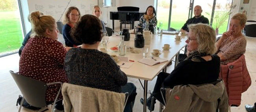Alle på foto har mundtligt sagt ok til billedet. Rikke Kyed, Sundhed & Omsorg har navnene