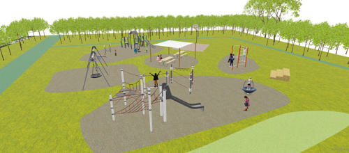 Skitse fra ansøgningen