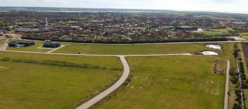 Der er flere ledige grunde i Erhvervsparken i Skjern