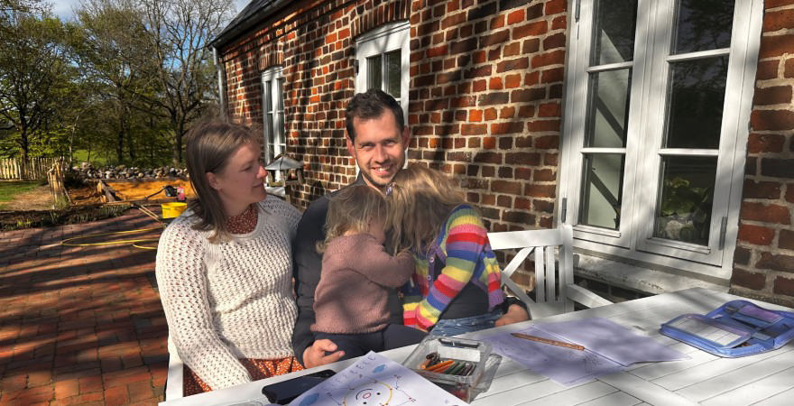 Maria og Rasmus Hoffmanna Mainz har sagt ok til fotoet
