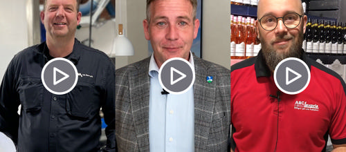 Billede fra videoer der vises på LinkedIN