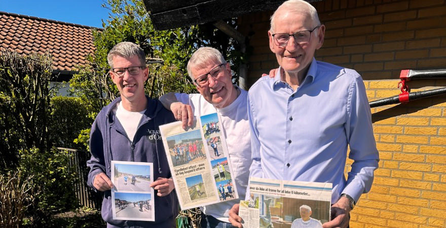 Mads Aagaard, Knud Erik Aagaard og Viggo Hvistendahl