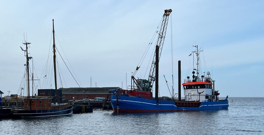 Havneoprensning i Ringkøbing Havn
