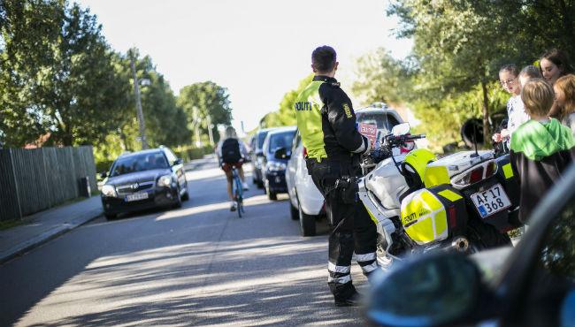 Pressefoto fra Rådet for større trafiksikkerhed