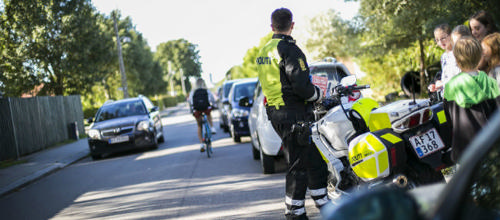 Pressefoto fra Rådet for større trafiksikkerhed