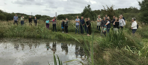 Engagerede borgere fra Tim ved Kul’naturdagen – et fælles arrangement på tværs af flere foreninger.