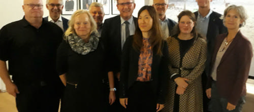 Destination Vesterhavets bestyrelse, tination Vesterhavets bestyrelse. Fra venstre er det: Søren Lydig, Finn Christensen, Lisbeth Valther (formand), Erik Buhl, Hans Østergaard (Næstformand), Liv Thøger-Aldahl (direktør), Søren Elbæk, Mette Bjerrum Jensen,