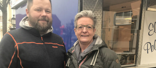 Michael Mulbjerg skal løfte den tunge arv efter Ringkøbings nuværende pølsedame Else Hvidberg.