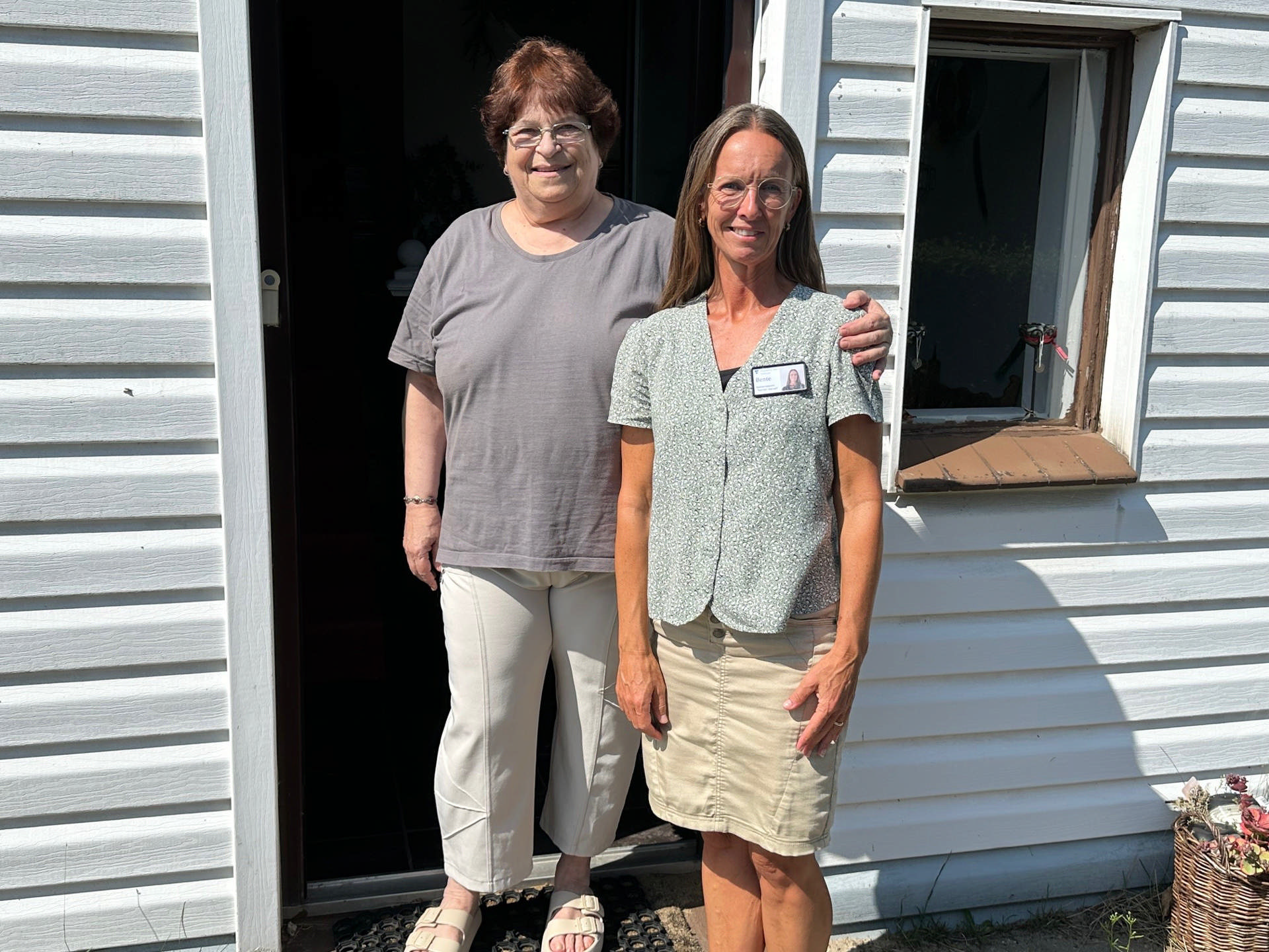 Billede af Niculina og Bente Lindgreen