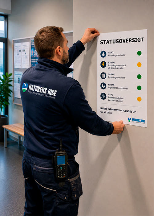 Dekorativt billede - analog krisekommunikation