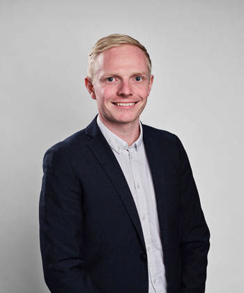 Portrætbillede af politikker Casper B. F. Jensen (V)