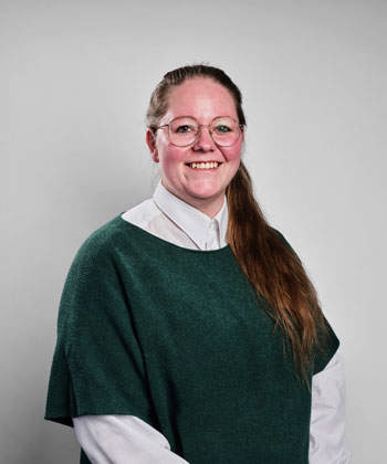 Portrætbillede af politikker Maria Kjærgaard (F)