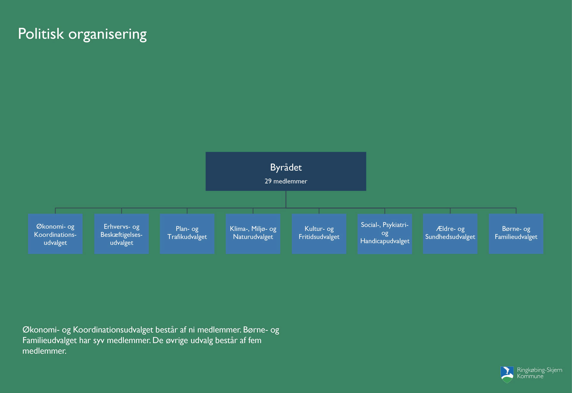 Oversigt over den politiske organisering