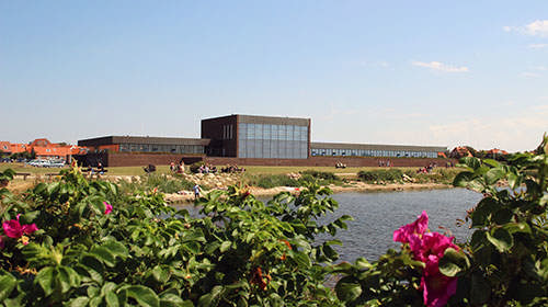 billede af Ringkøbing-Skjern Rådhus, sommer