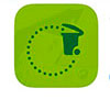 App-ikon til affaldsportalen